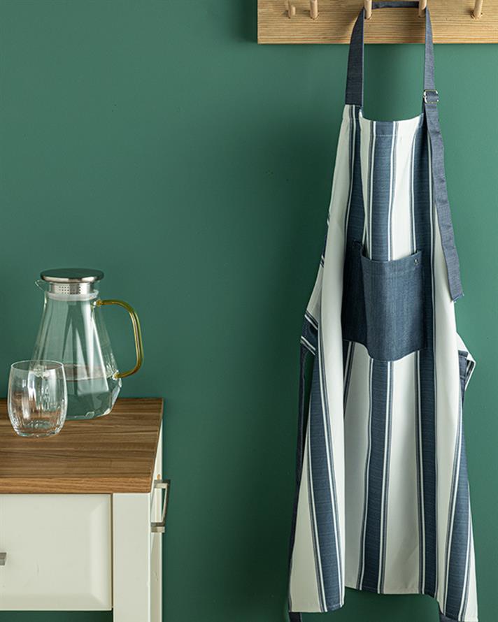 Blue Lines Mutfak Önlüğü 65x75 cm Lacivert