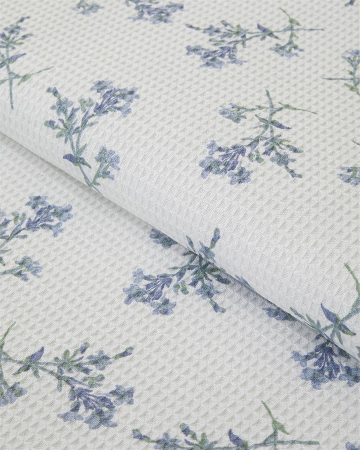 Blue Spring Çift Kişilik Pike 200x220 cm Mavi