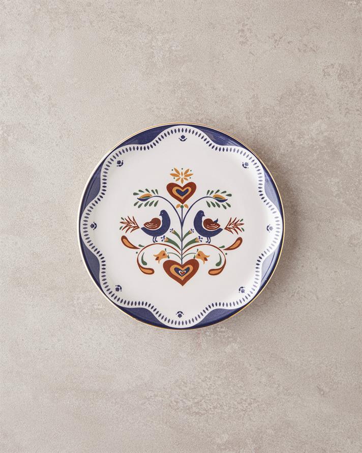 Blue Vista Seramik Pasta Seti 18 Parça 6 Kişilik Lacivert