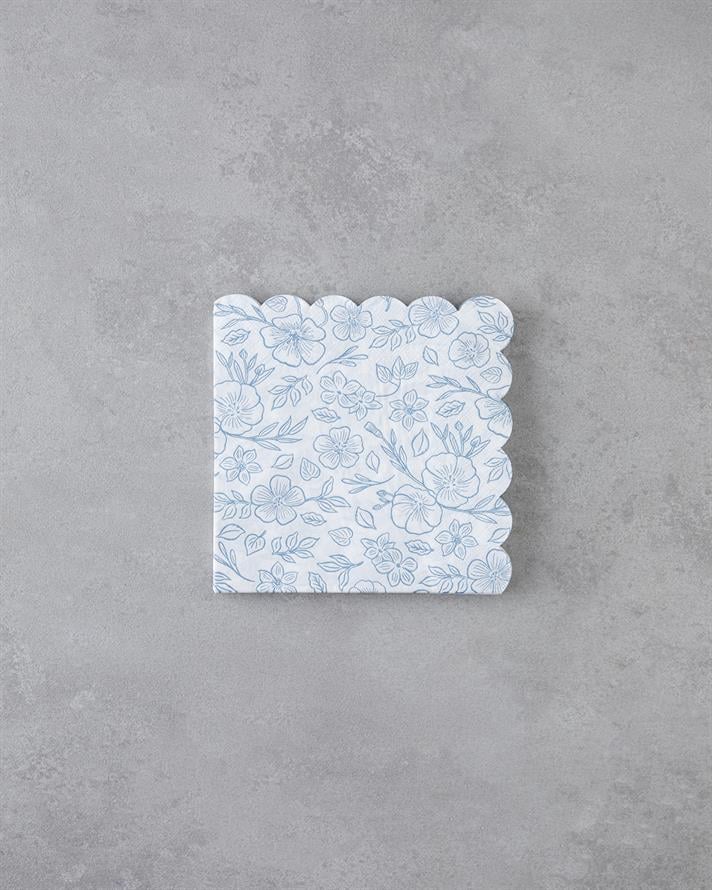 Bluette 20li Kağıt Peçete 33x33 cm Mavi