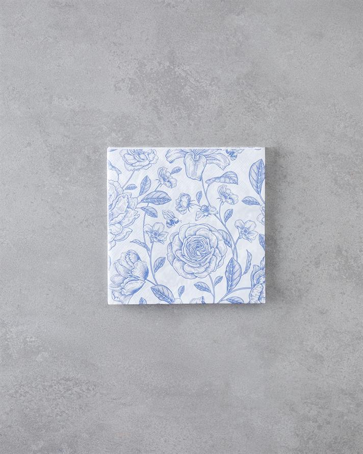 Blura Kağıt 20li Kağıt Peçete 33x33 cm Mavi