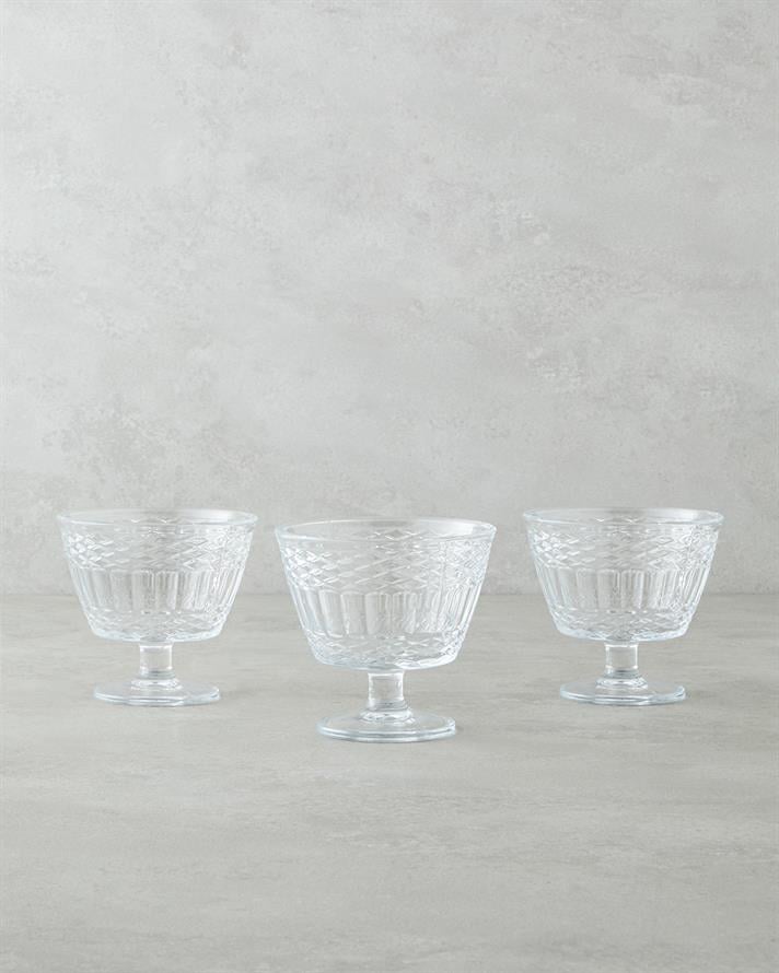 Blush Cam 3lü Cup 350 ml Şeffaf