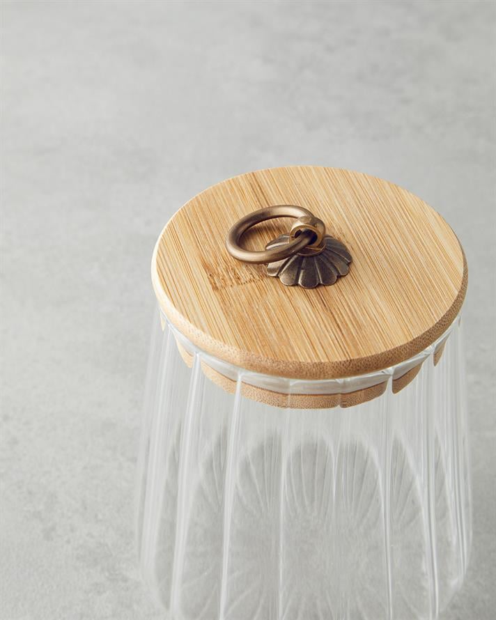 Bohem Line Cam Kavanoz 600 ml Şeffaf