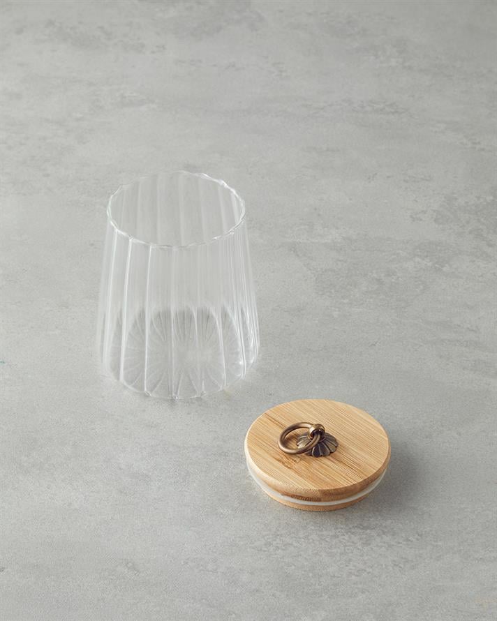 Bohem Line Cam Kavanoz 600 ml Şeffaf