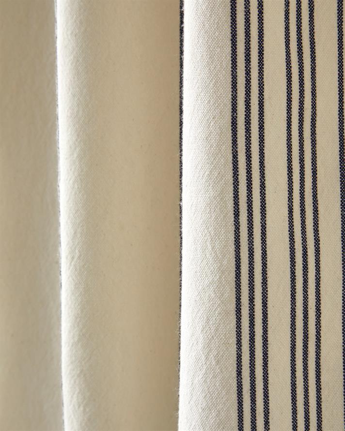 Bohem Line Pamuklu Peştemal 90x150 cm Açık Bej-Koyu Lacivert