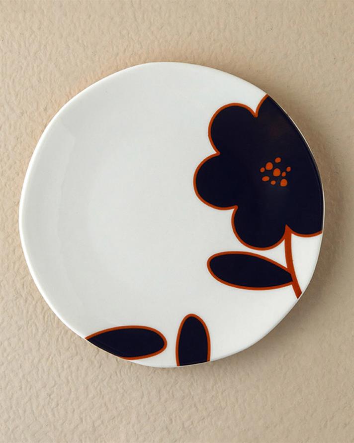 Bohemia Porselen Pasta Tabağı 21 cm Beyaz