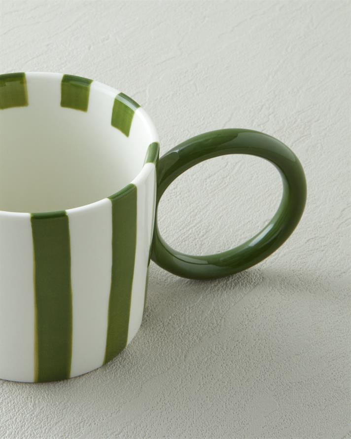 Boldy Lines New Bone China Kupa 350 ml Yeşil