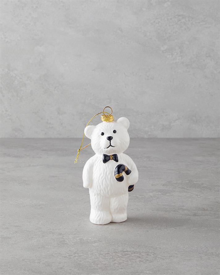 Bonnie Yılbaşı Ağacı Süsü 12.5 cm Beyaz