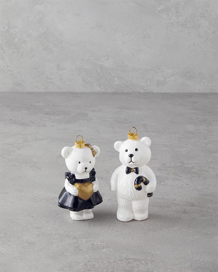 Bonnie Yılbaşı Ağacı Süsü 12.5 cm Beyaz