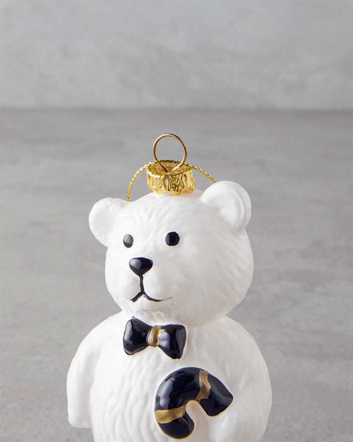 Bonnie Yılbaşı Ağacı Süsü 12.5 cm Beyaz