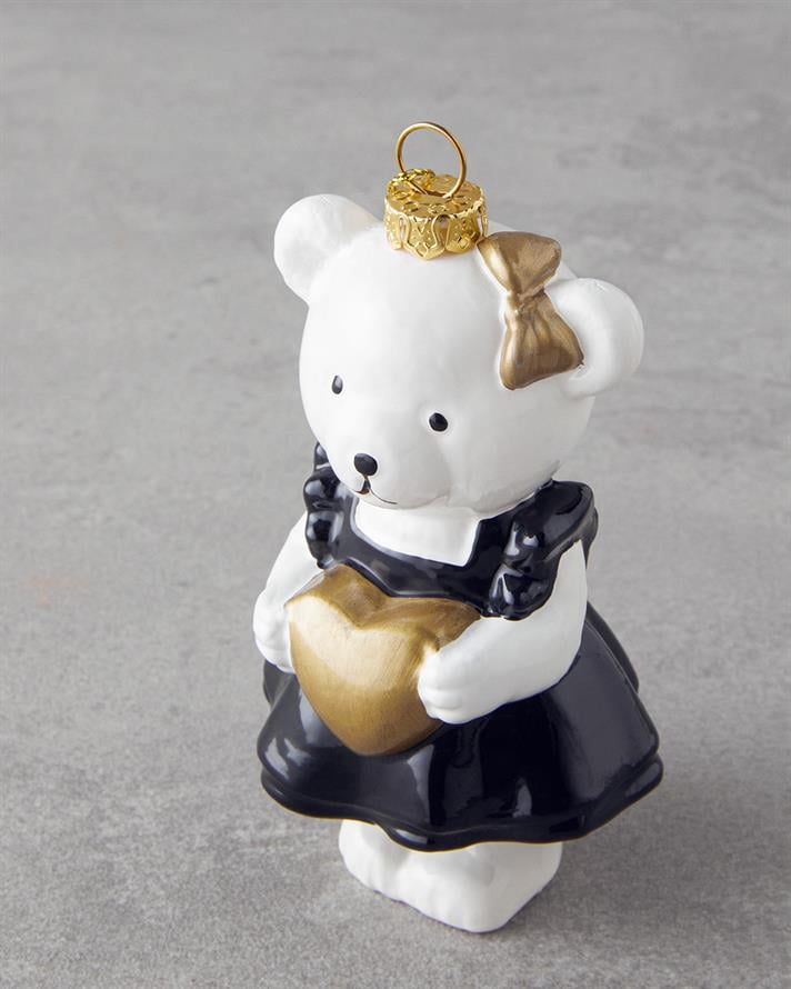 Bonny Yılbaşı Ağacı Süsü 10 cm Beyaz