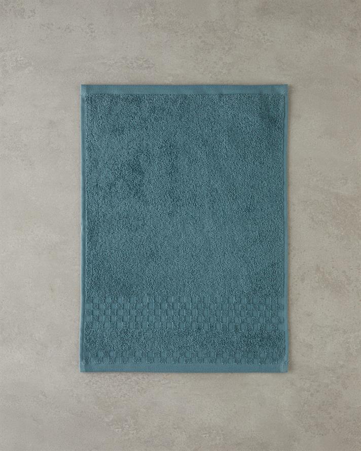 Border Check Pamuk El Havlusu 30x40 cm Petrol