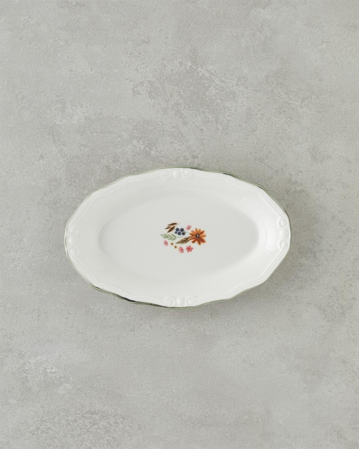 Botanic Porselen Kahvaltı Takımı 20 Parça 6 Kişilik Renkli