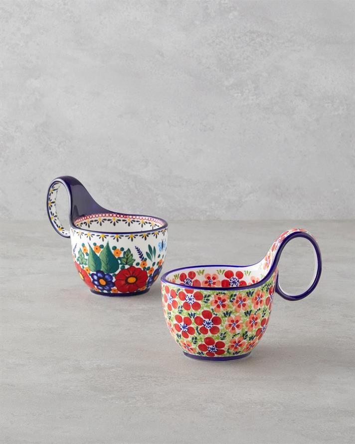 Botanic Stoneware Kupa 375 ml Renkli