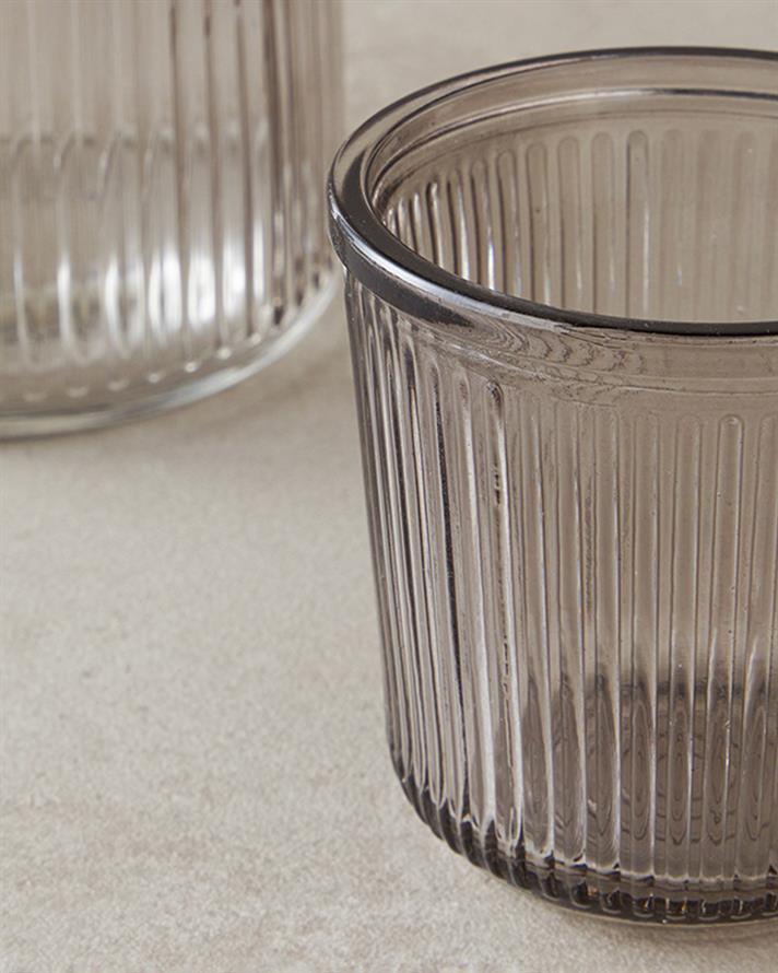 Botelya Cam Başucu Sürahi Antrasit