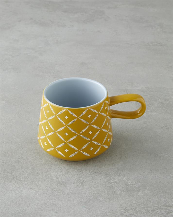 Branchy Stoneware Kupa 340 ml Hardal