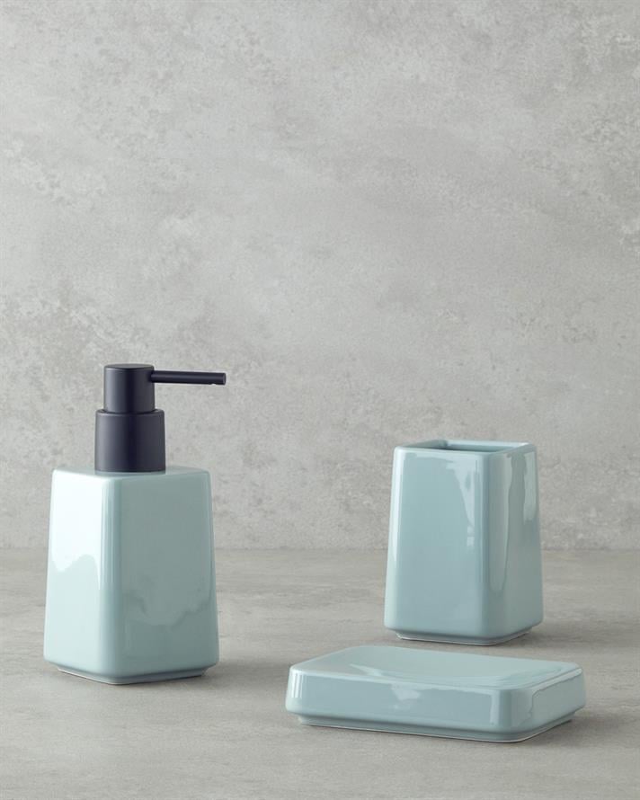 Brenda Seramik 3lü Banyo Seti Açık Mavi