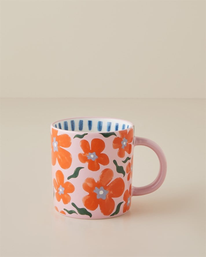 Bright Bliss New Bone China Kupa 370 ml Renkli