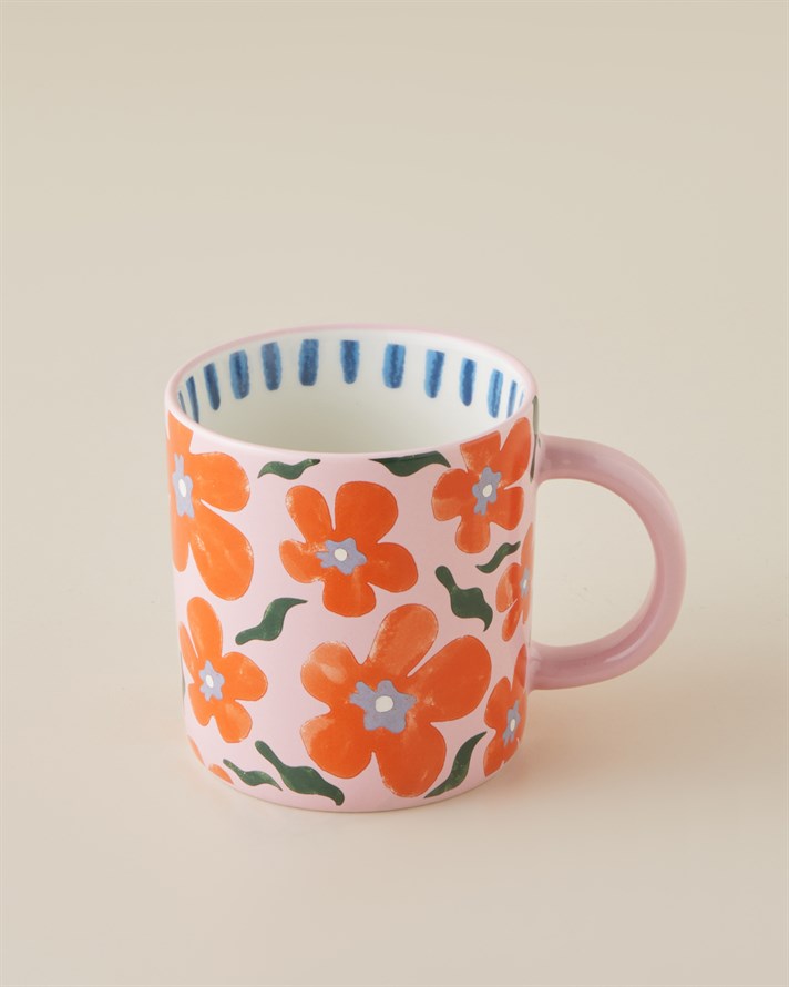 Bright Bliss New Bone China Kupa 370 ml Renkli