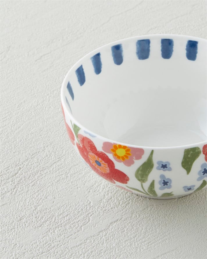 Bright Bloom New Bone China Kase 15,5 cm Renkli
