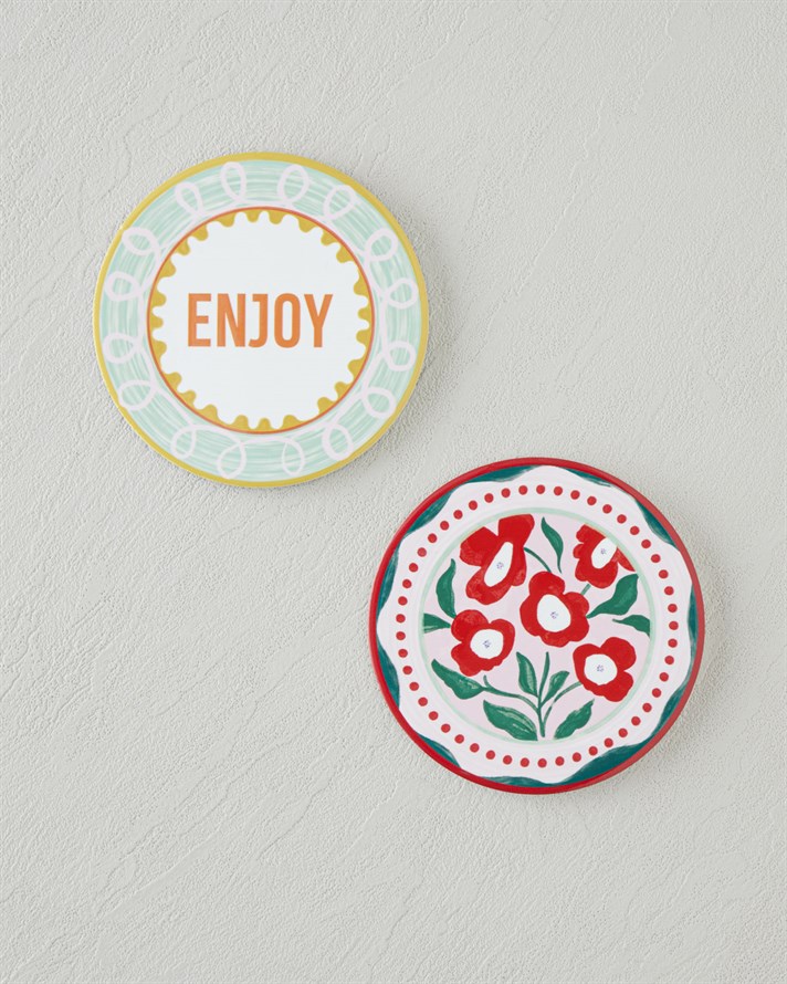 Bright Delight Seramik Bardak Altlığı 10 cm Yeşil