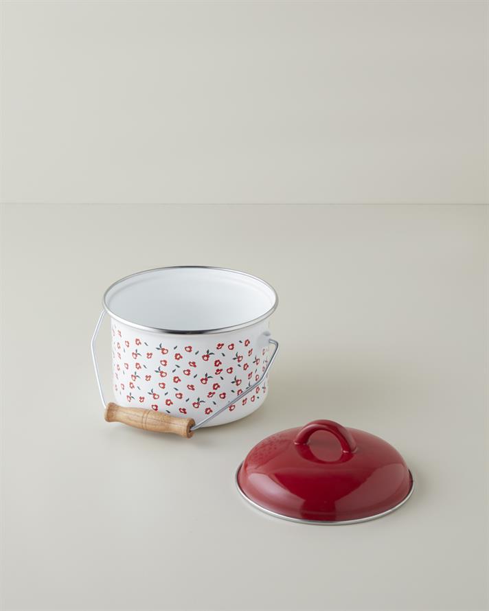 Bright Parade Emaye Bakraç 16 cm Beyaz