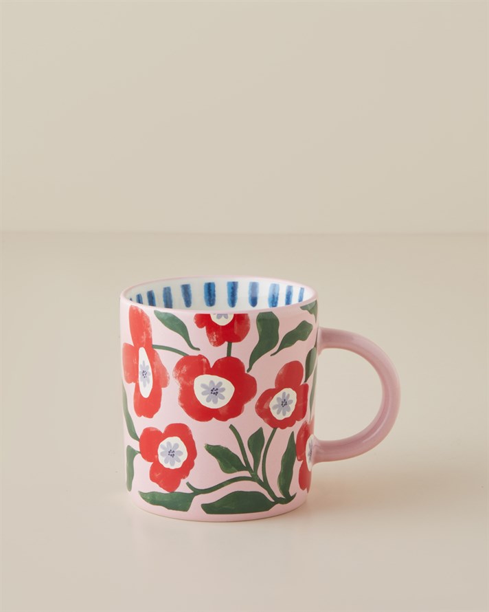 Bright Parade New Bone China Kupa 370 ml Renkli