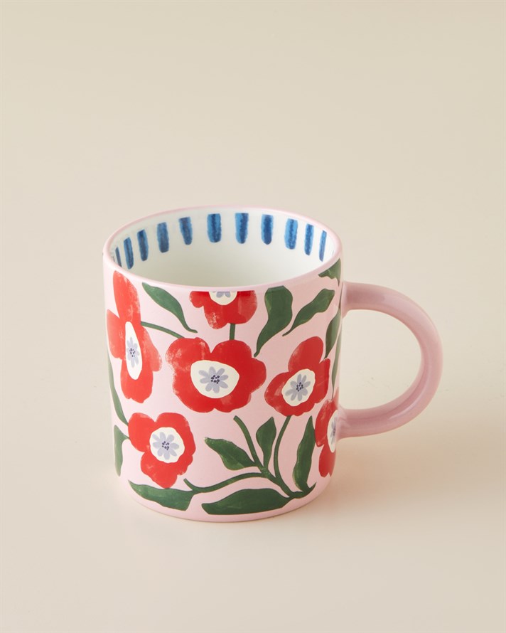 Bright Parade New Bone China Kupa 370 ml Renkli