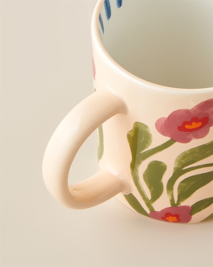 Bright Petals New Bone China Kupa 370 ml Renkli