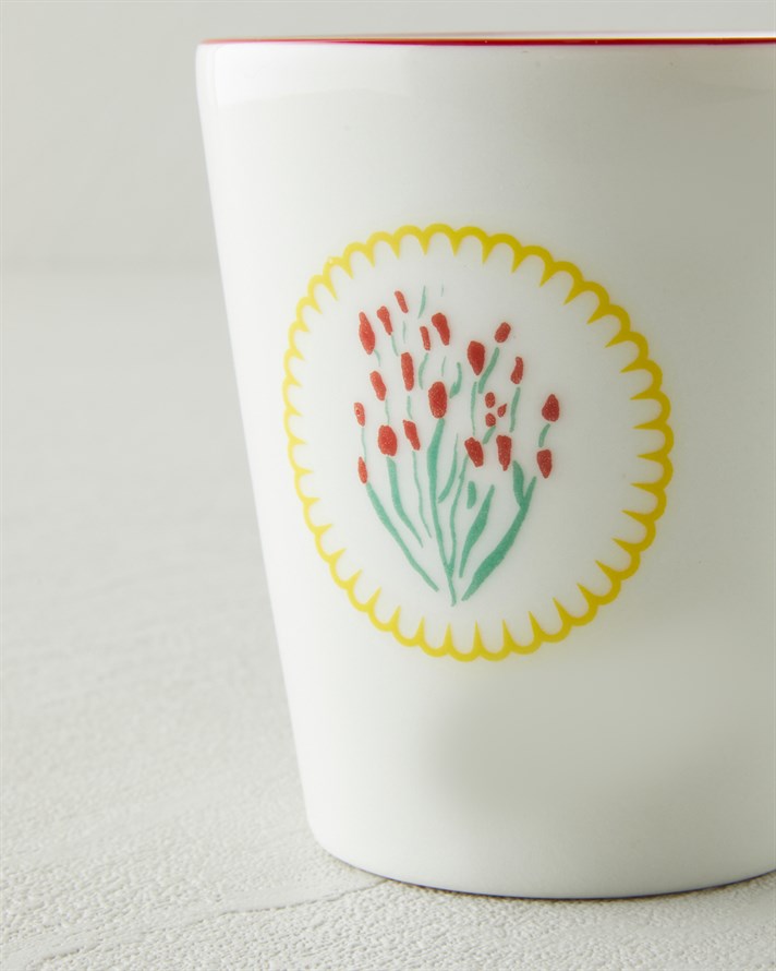 Brightfloria Porselen Bardak 260 ml Beyaz