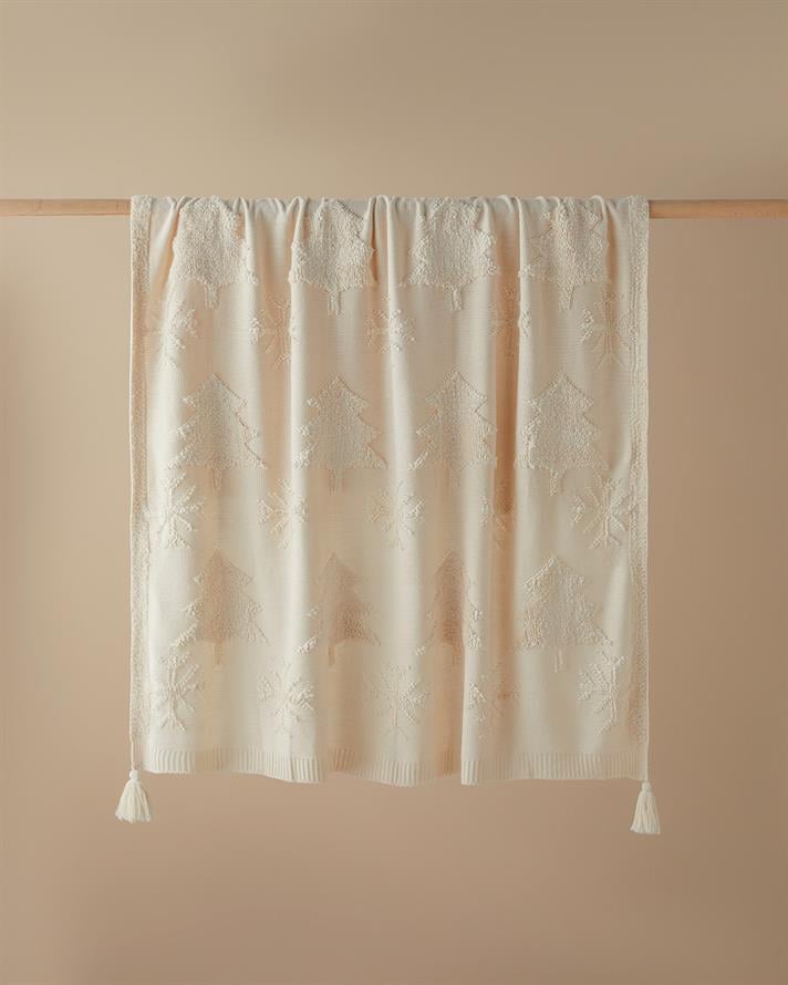 Brill Koltuk Şalı 130x170 cm Açık Taş