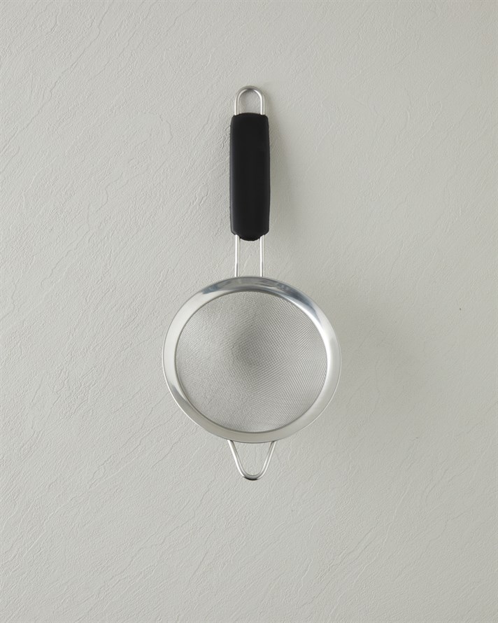 Brims Paslanmaz Çelik Süzgeç 14 cm Siyah