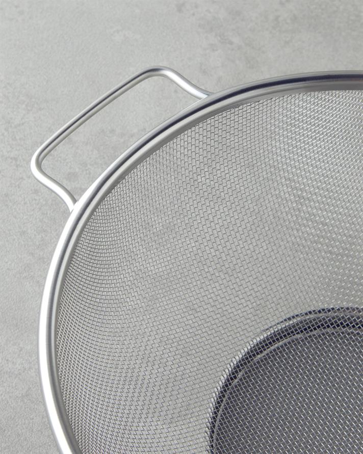 Brims Paslanmaz Çelik Süzgeç 22 cm Gri