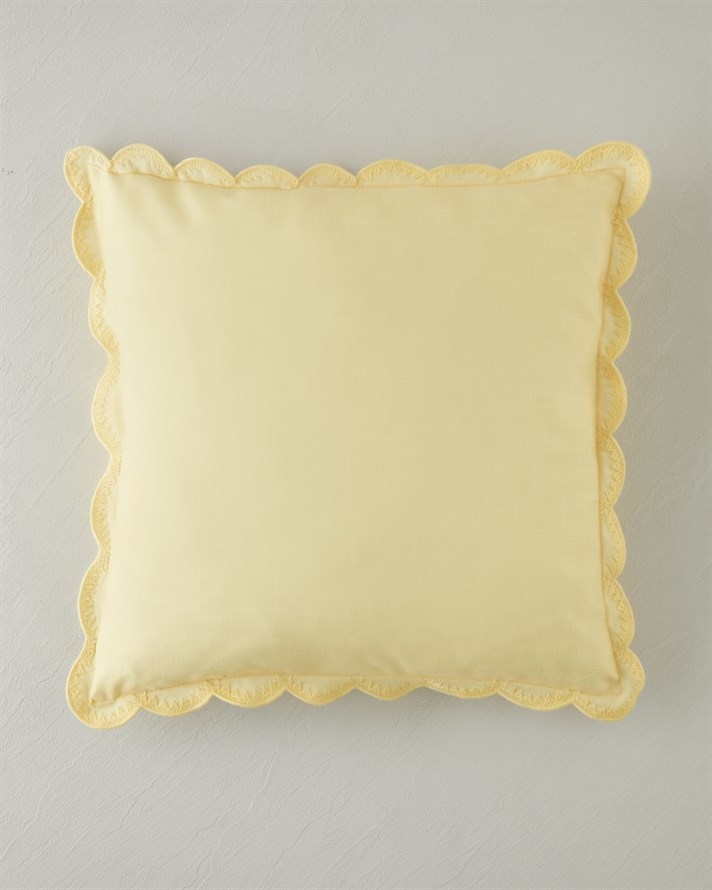 Brisa Kırlent Kılıfı 45x45 cm Sarı