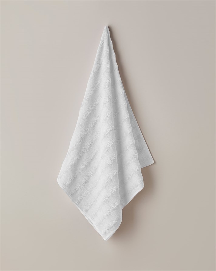 Bubble %100 Pamuk Banyo Havlusu 70x140 cm Ekru