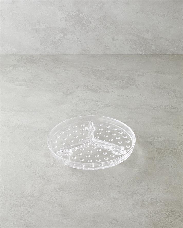 Bubble Cam 3 Bölmeli Sunumluk 22x5 cm Şeffaf