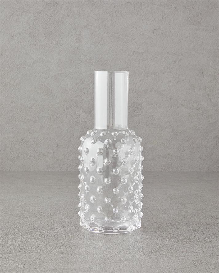 Arzu Sabancı Bubble Cam El Yapımı Sürahi 1200 ml Şeffaf