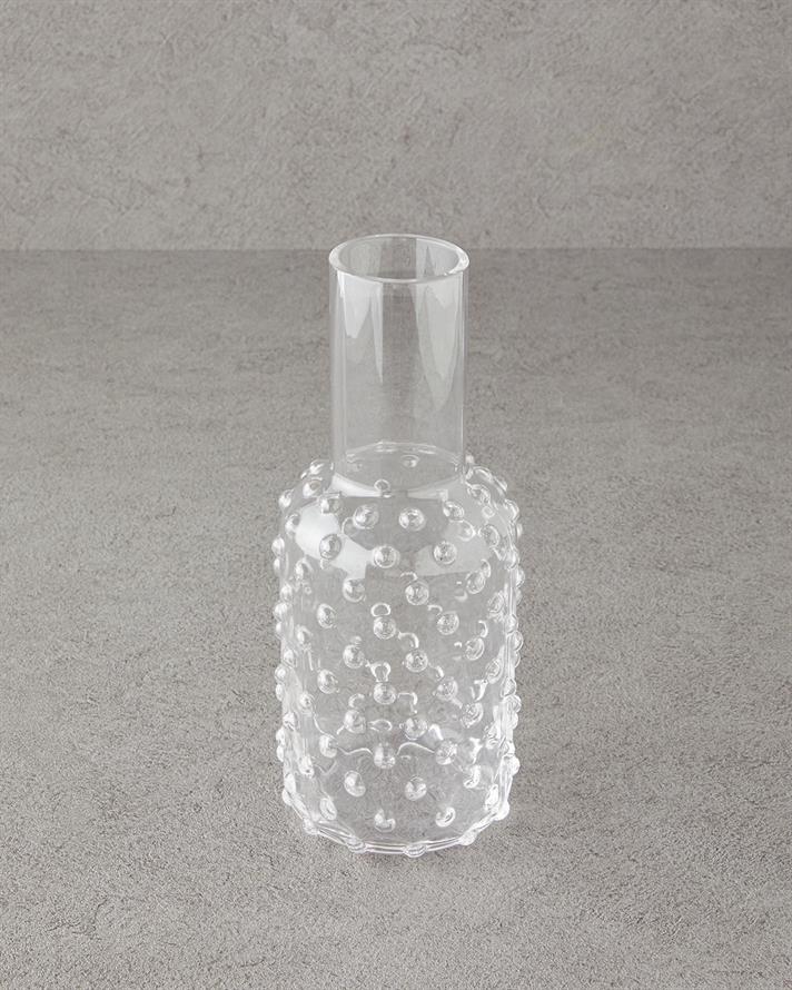 Arzu Sabancı Bubble Cam El Yapımı Sürahi 1200 ml Şeffaf