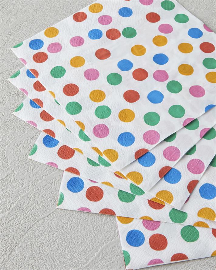 Bubble Joy Kağıt 20li Kağıt Peçete 33x33 cm Renkli