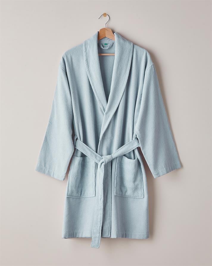 Bubble Pamuk Bornoz Mint