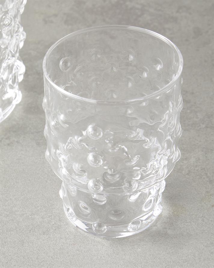 Bubbles Cam Başucu Sürahi Şeffaf