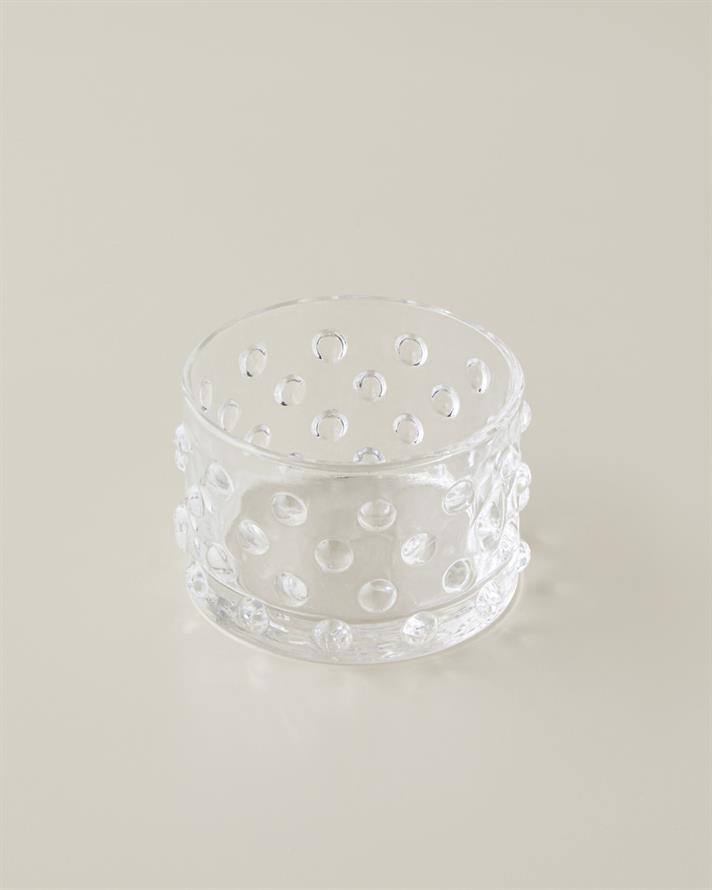 Bubbles Cam Çerezlik 8 cm Şeffaf