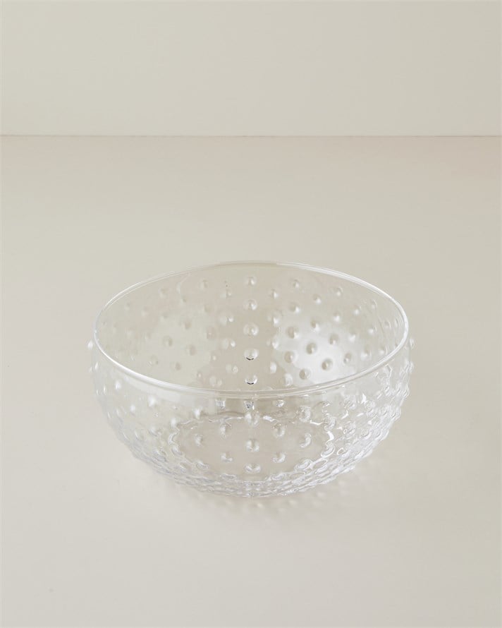 Bubbles Cam Kase 21,5 cm Şeffaf