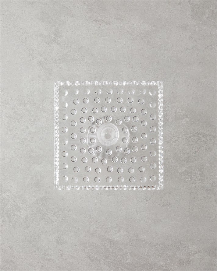 Bubbles Cam Kek Standı 18x11 Cm Şeffaf