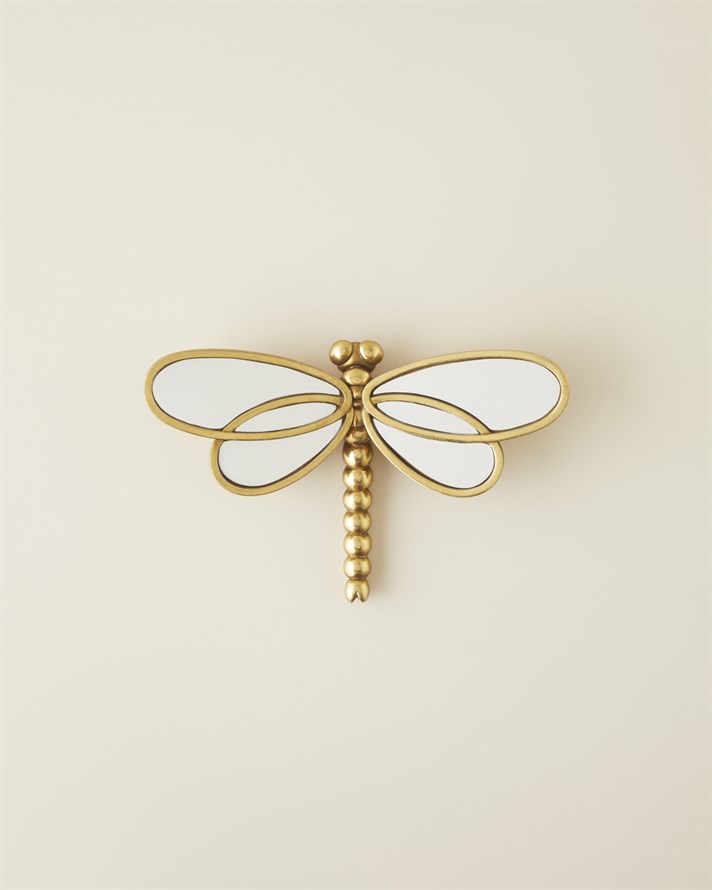 Butterfly Polyresin Duvar Aksesuarı Gold