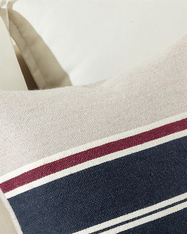 Cabella Dokuma Kırlent Kılıfı Lacivert-Bej