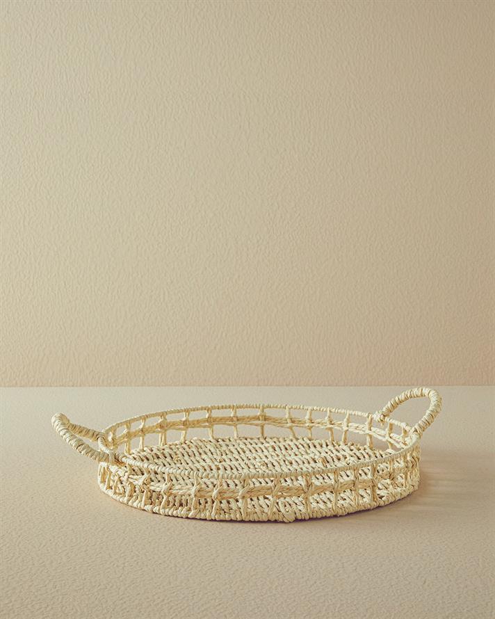 Calantha Kağıt Tepsi Krem