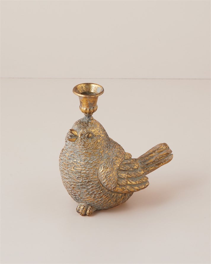 Caline Reçine Dekoratif Obje 17x11x17 cm Gold