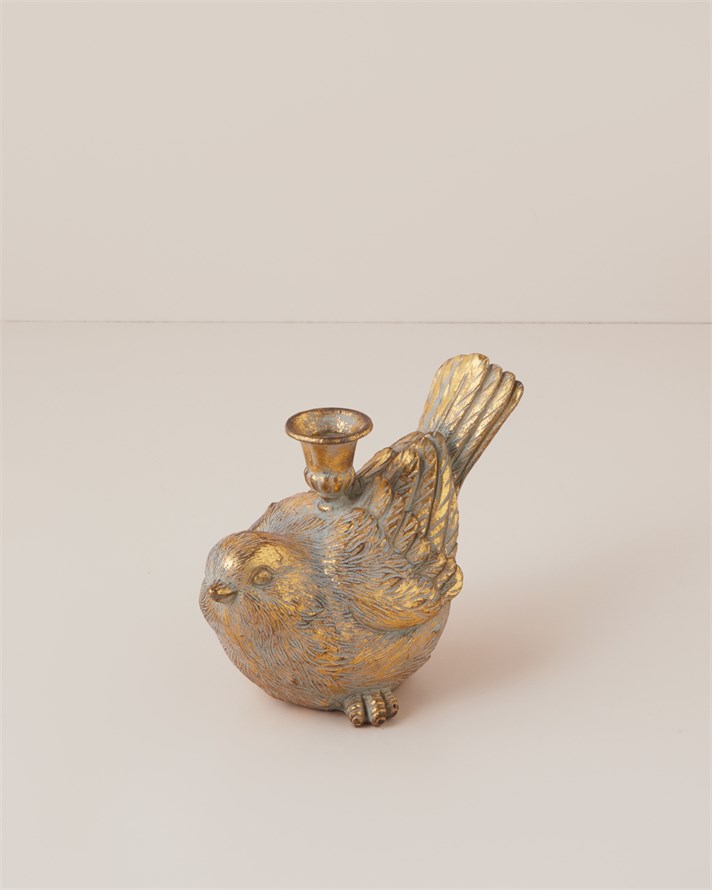 Caline Reçine Dekoratif Obje 20x11x15 cm Gold
