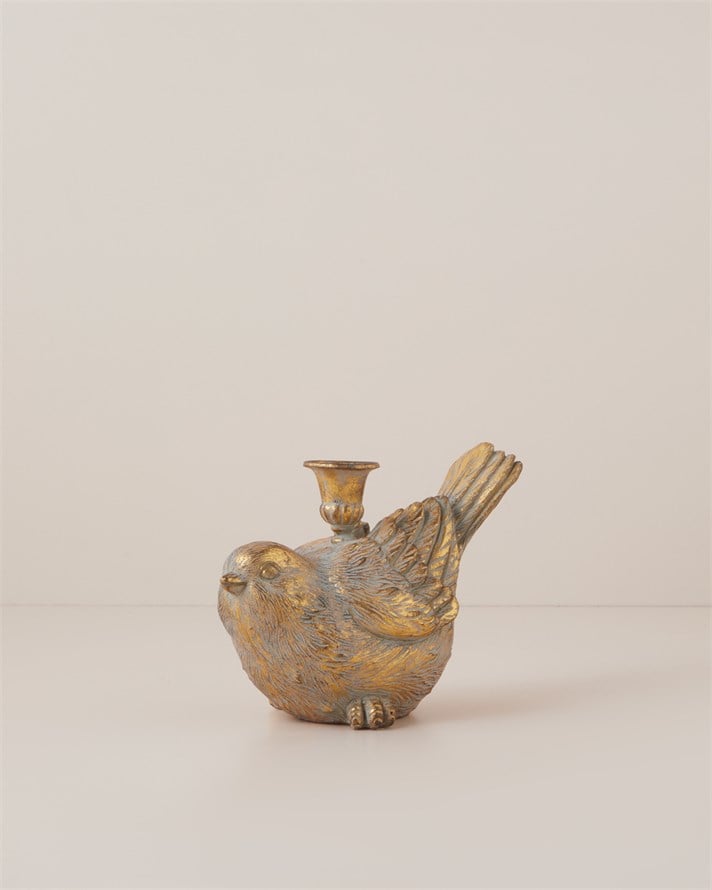 Caline Reçine Dekoratif Obje 20x11x15 cm Gold